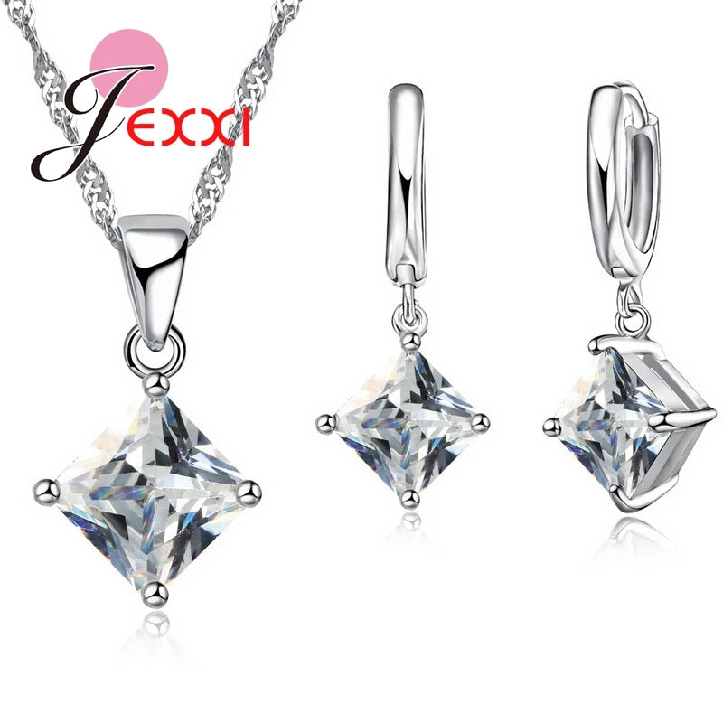 Jexxi Pendant Necklace  & Earrings