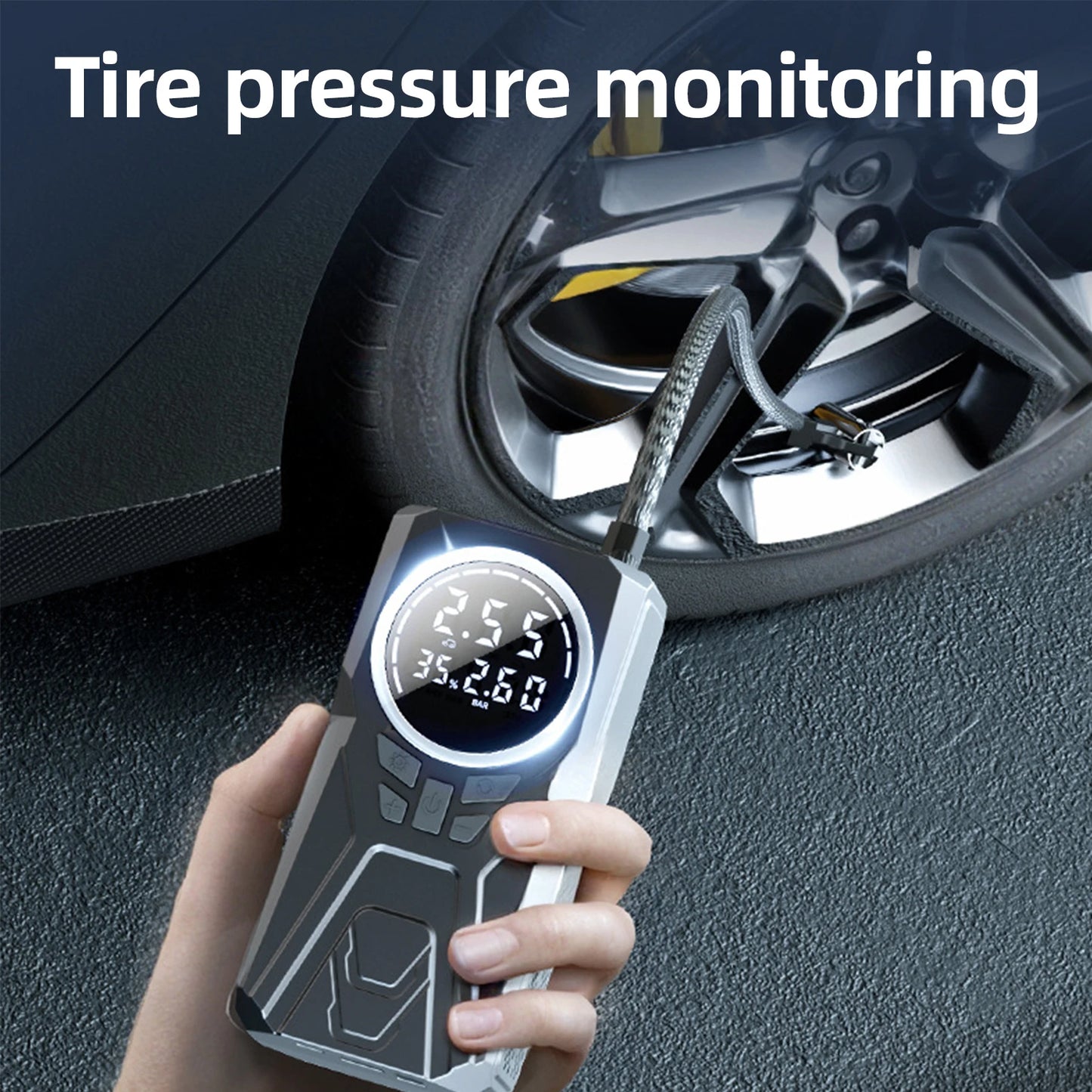 Cordless Air Pump with Rechargeable Battery Power Bank