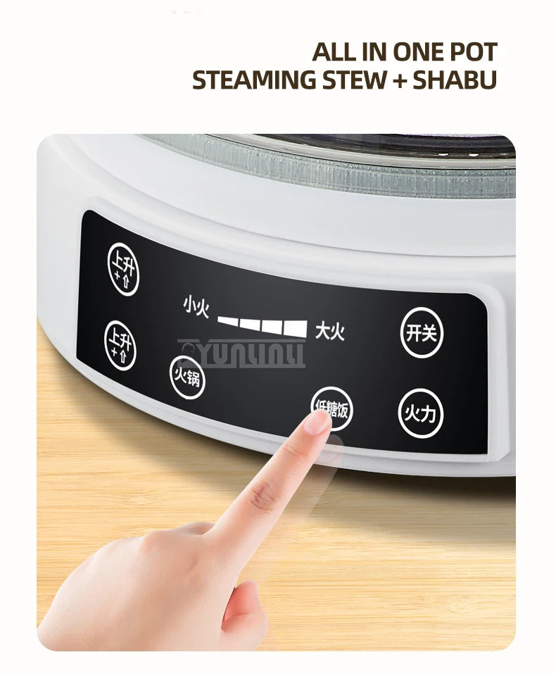 3L Rice Cooker Sugar Controlled Multi Cooker Household Intelligent Health Pot
