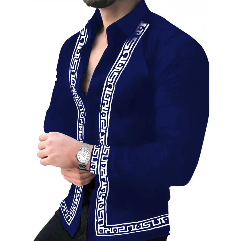 Cross-Border hot street  printed Shirt