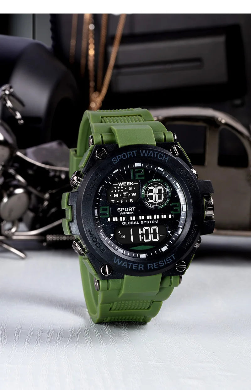 Brovania Top Luxury Electronic Watch for Men