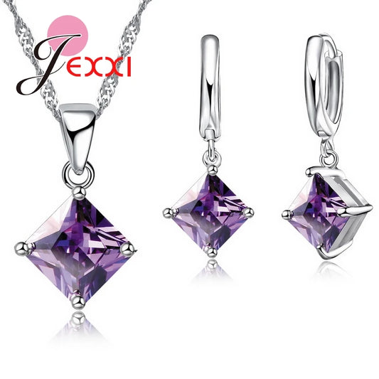Jexxi Pendant Necklace  & Earrings
