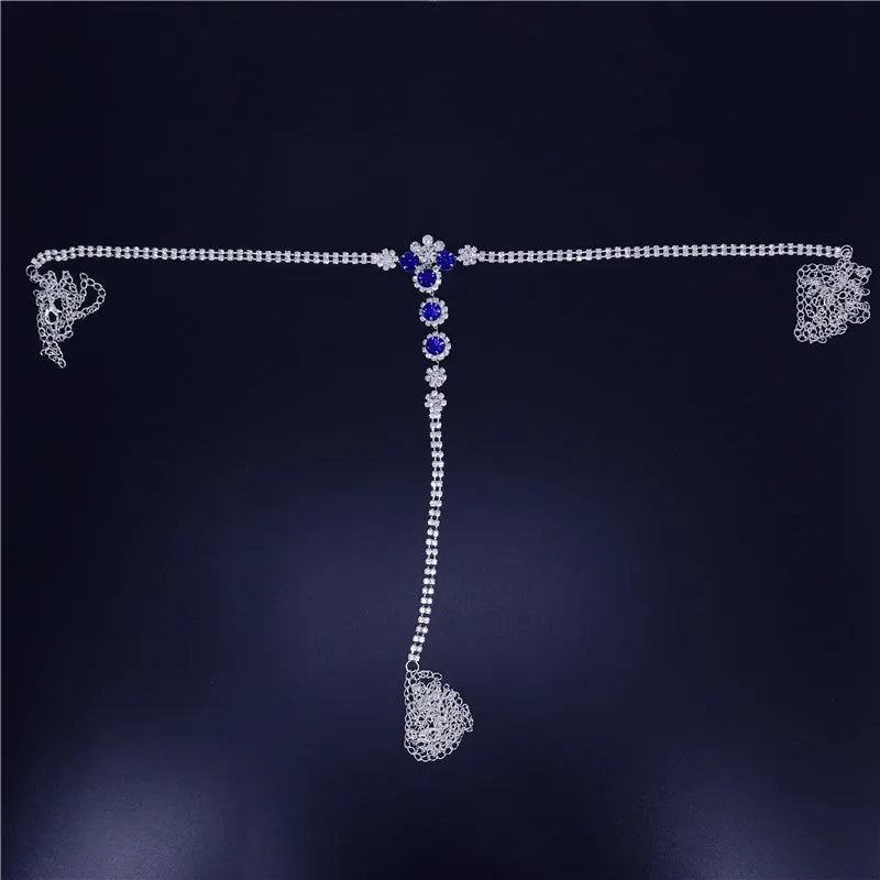 Alfonso Sexy blue waist chain.