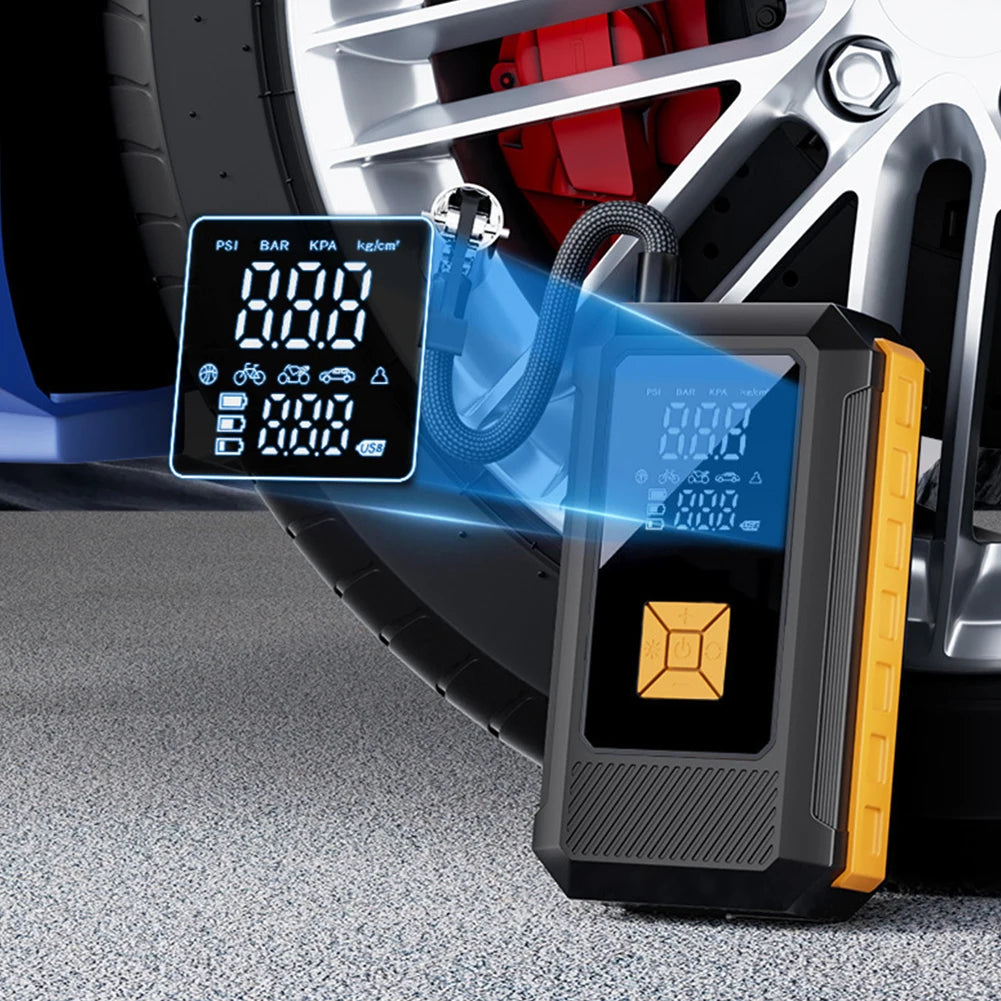 Air Compressor with Jump Starter