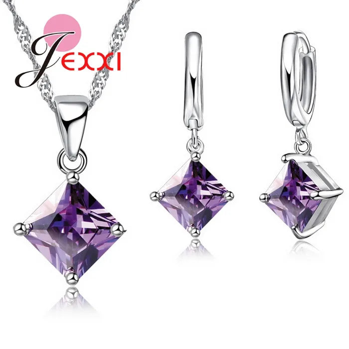 Jexxi Pendant Necklace  & Earrings