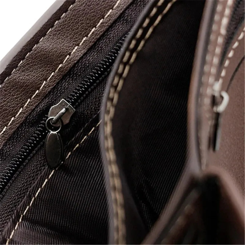 PU Leather Money Bag for Men
