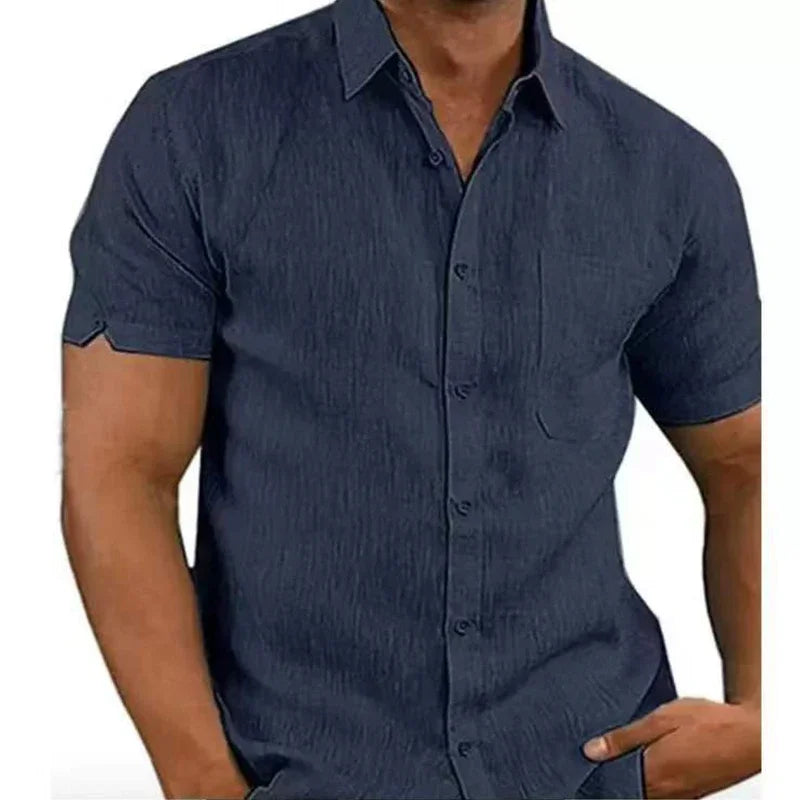 Summer Cotton Linen Shirt