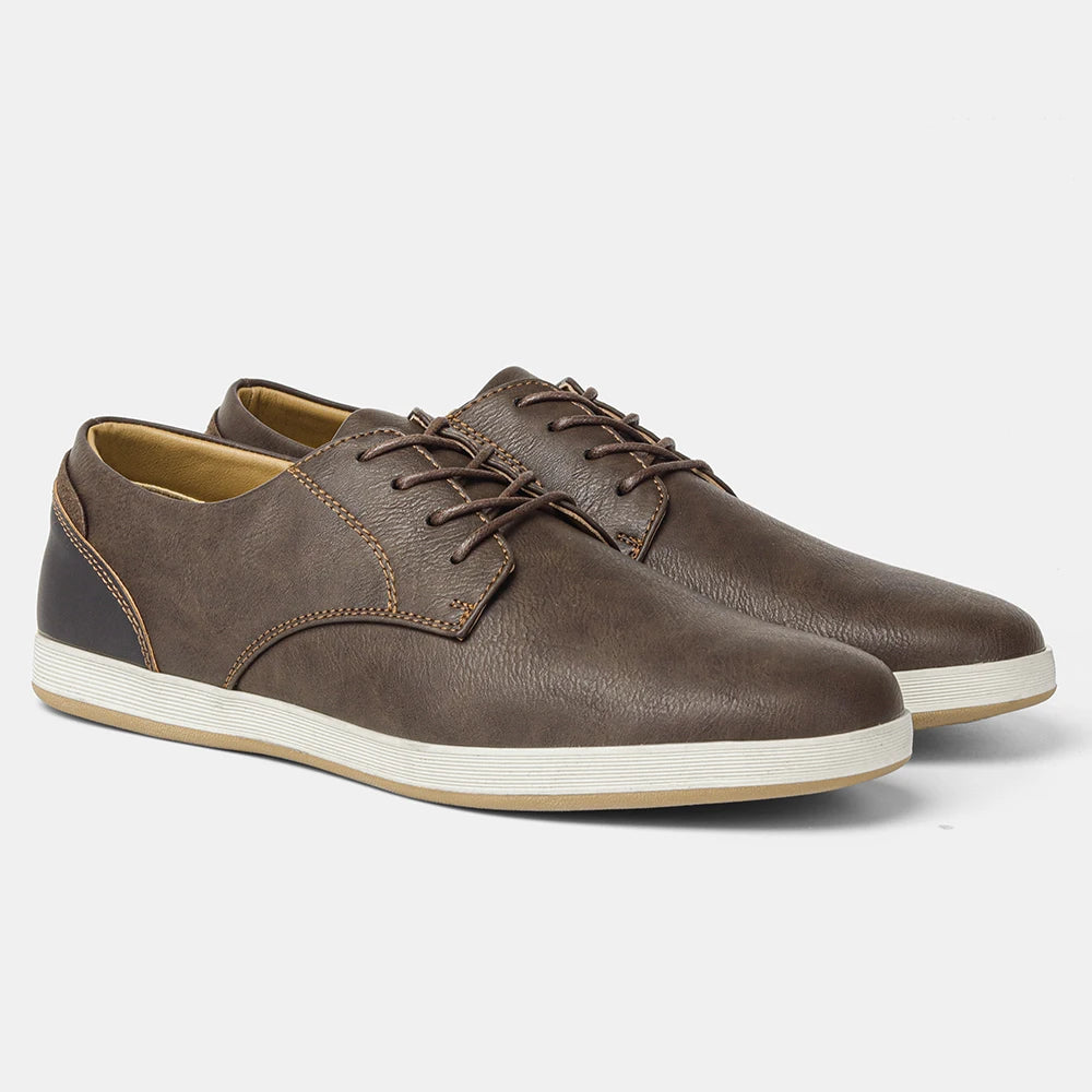 7-13 leathe casual shoes