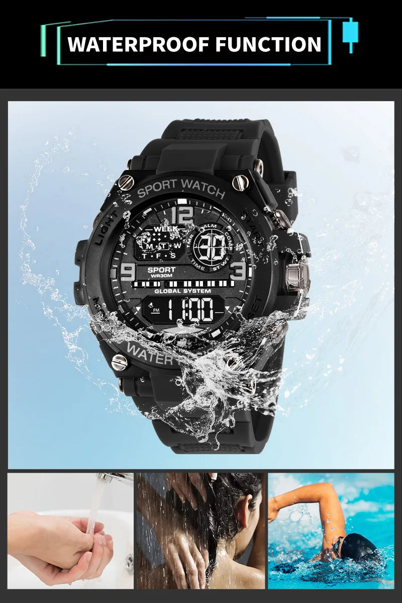 Brovania Top Luxury Electronic Watch for Men