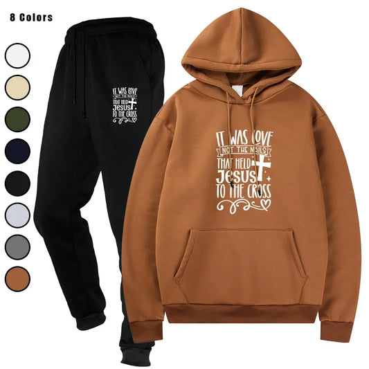 Two Piece Sets Sports Suits Hoodies + Pants