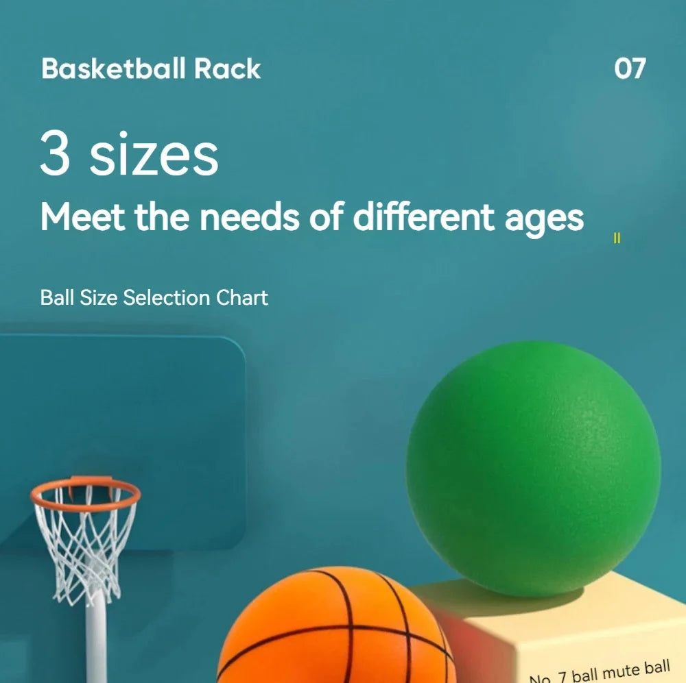 Silent Basketball Bouncing Mute/ Silent Foam Basketball  for kids