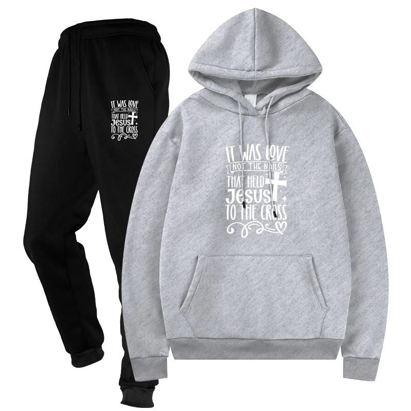 Two Piece Sets Sports Suits Hoodies + Pants
