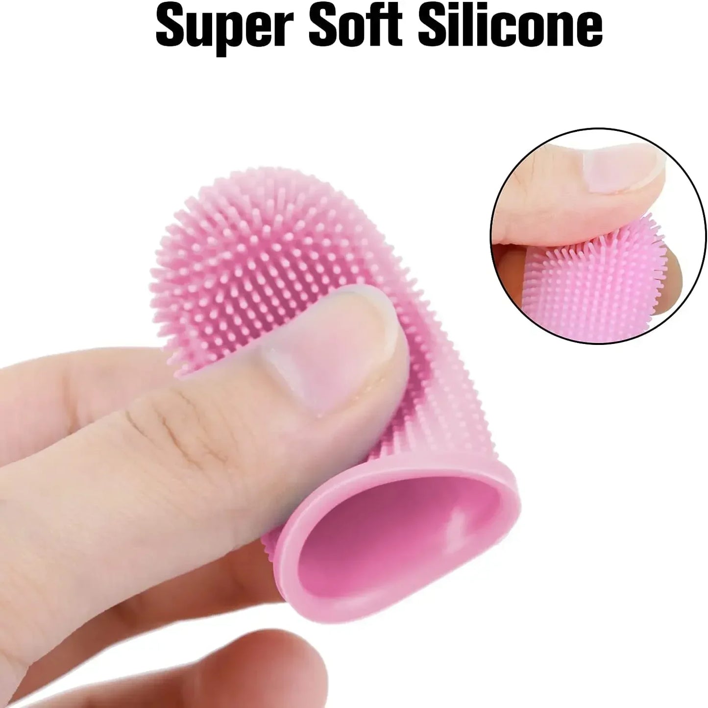 3/1pcs pet finger toothbrush