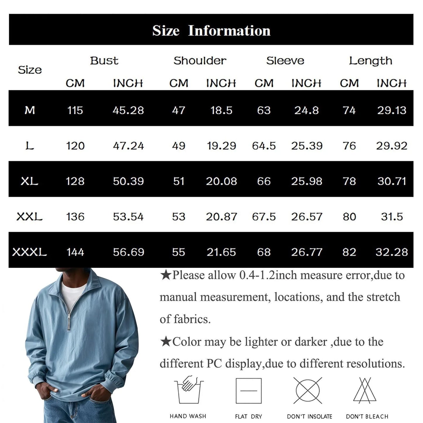Loose Henley  Shirts Casual Style Solid Color