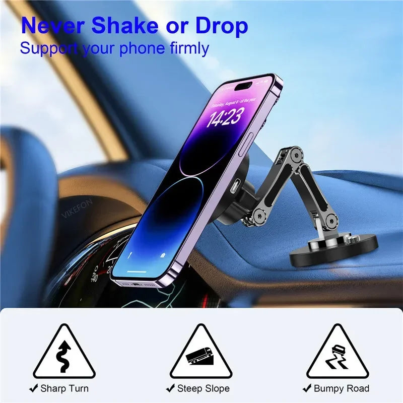 Magsafe Magnetic Car Wireless Charger Stand for iPhone 15 14 13 12