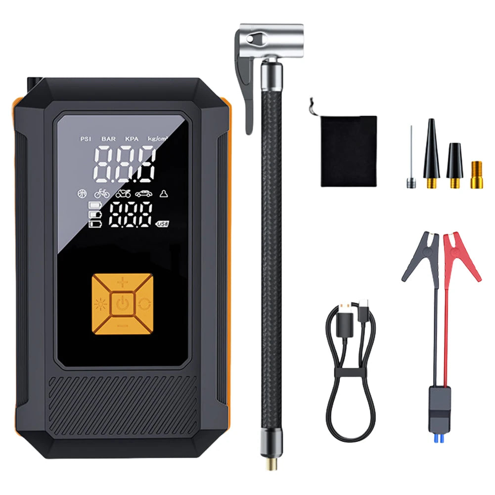 Air Compressor with Jump Starter
