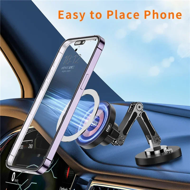 Magsafe Magnetic Car Wireless Charger Stand for iPhone 15 14 13 12