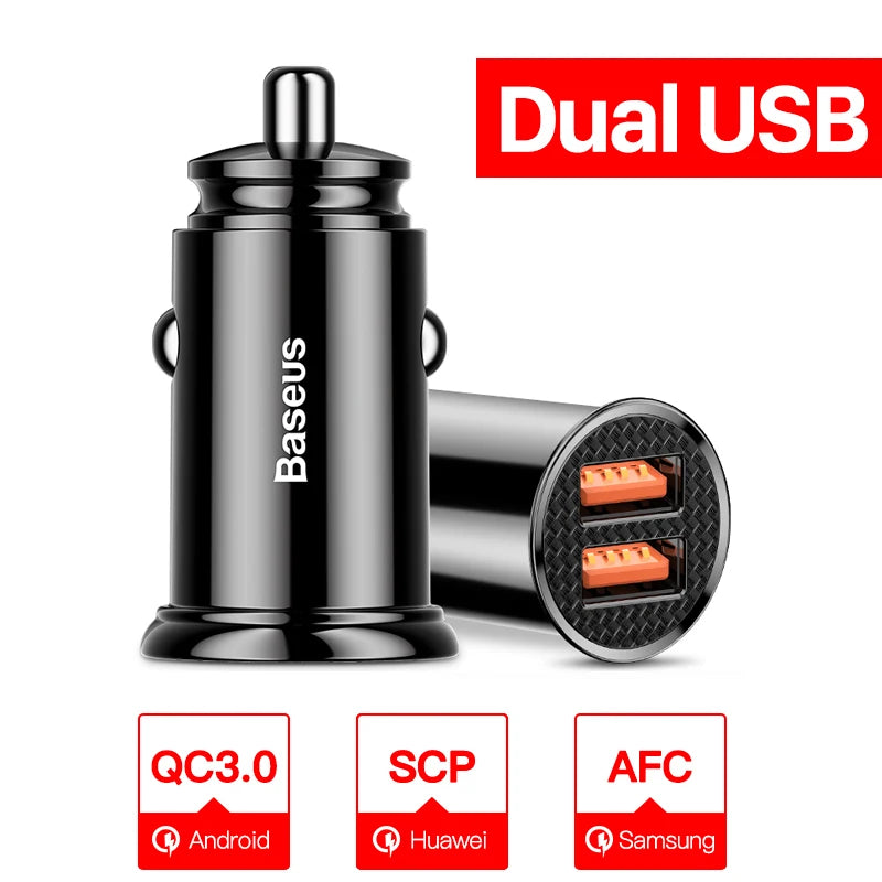 Fast Car Type C Charger For iPhone and Android Mobile Phone