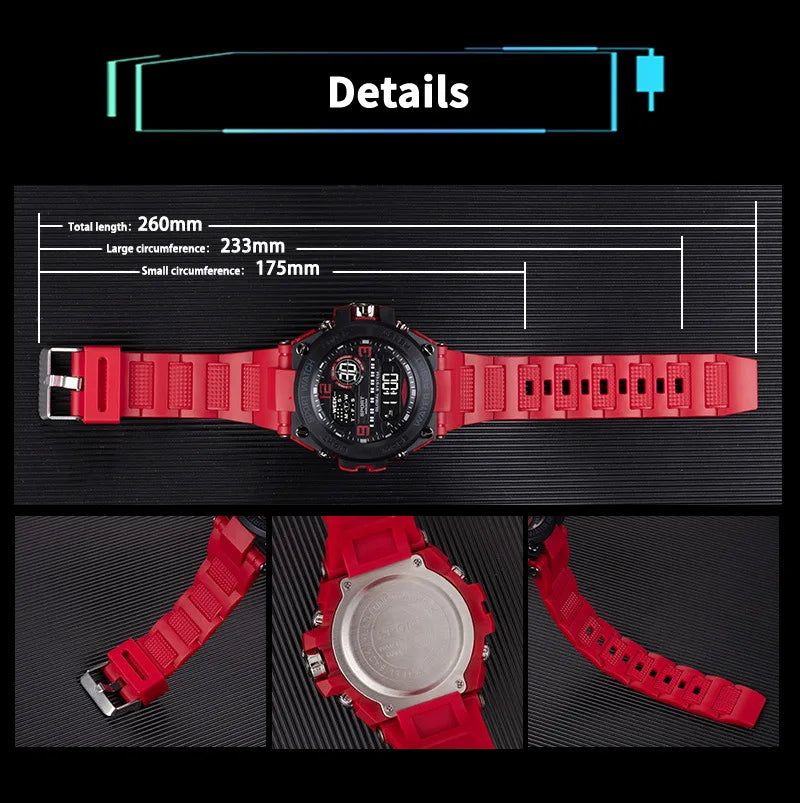 Brovania Top Luxury Electronic Watch for Men