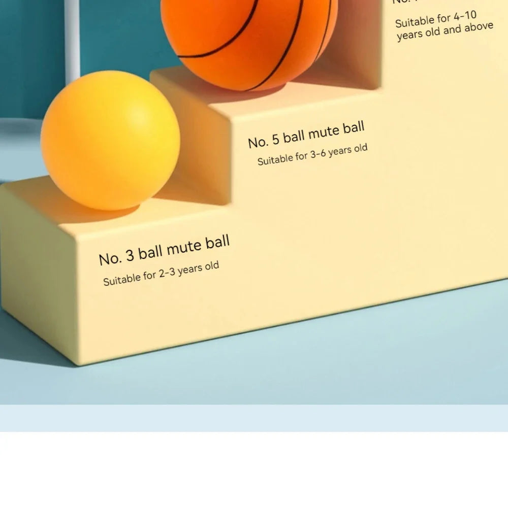 Silent Basketball Bouncing Mute/ Silent Foam Basketball  for kids