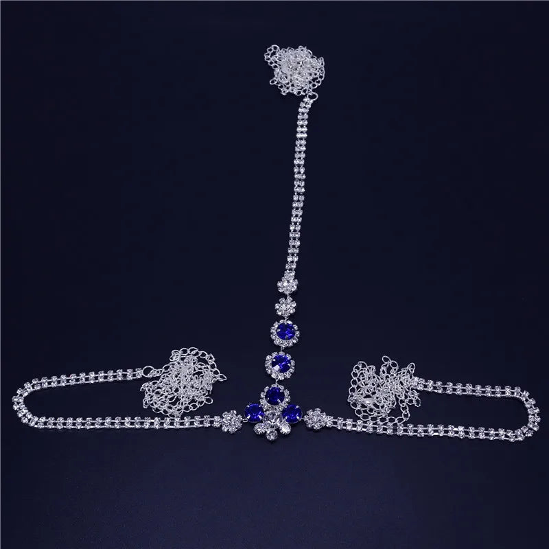 Alfonso Sexy blue waist chain.