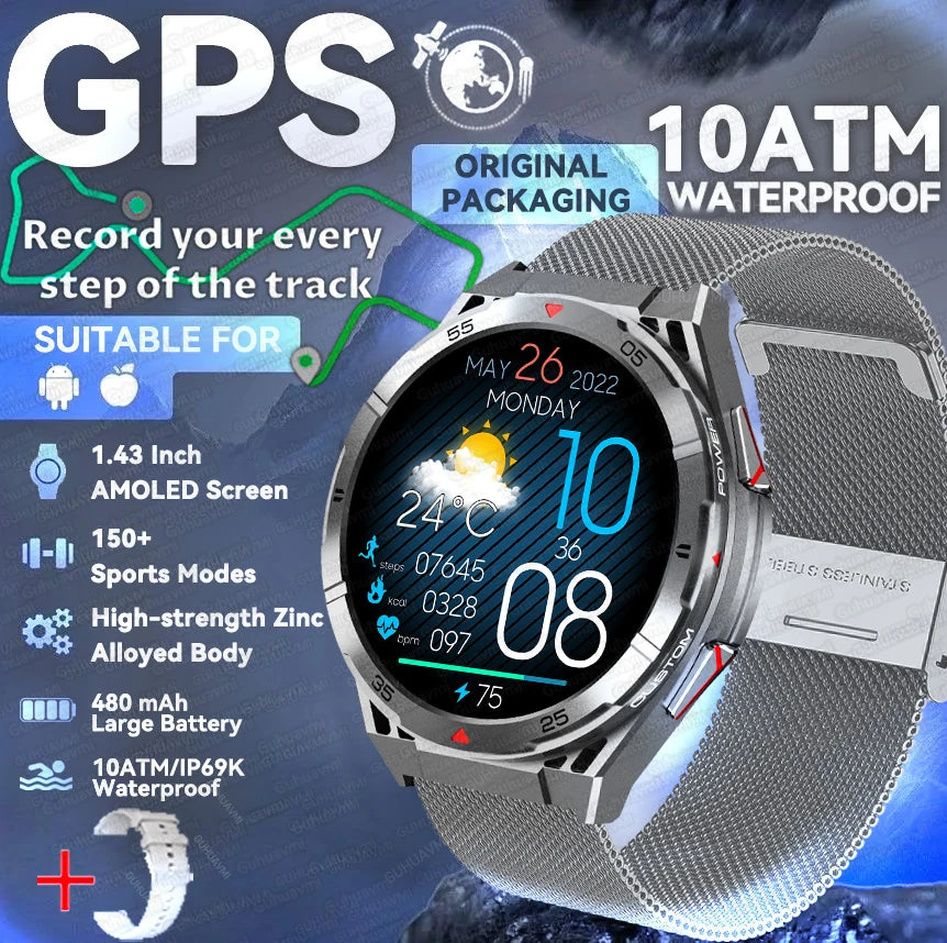 Original 10ATM Ultra GPS Smart Watche
