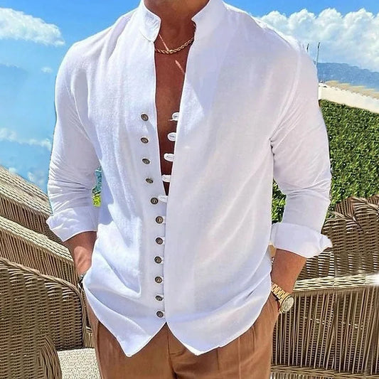 Casual Social Shirt Long Sleeve Dress Shirt