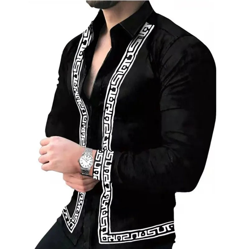 Cross-Border hot street  printed Shirt