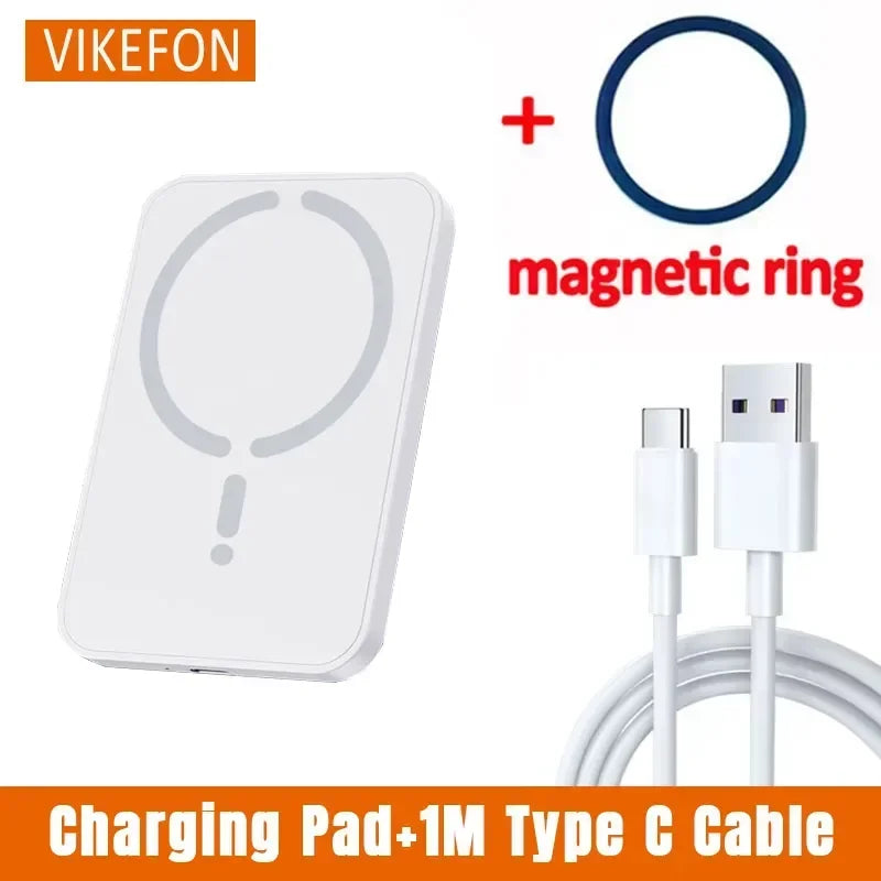 Magnetic Wireless Car Charger for iPhone 16 15 14 13 12 Pro Max