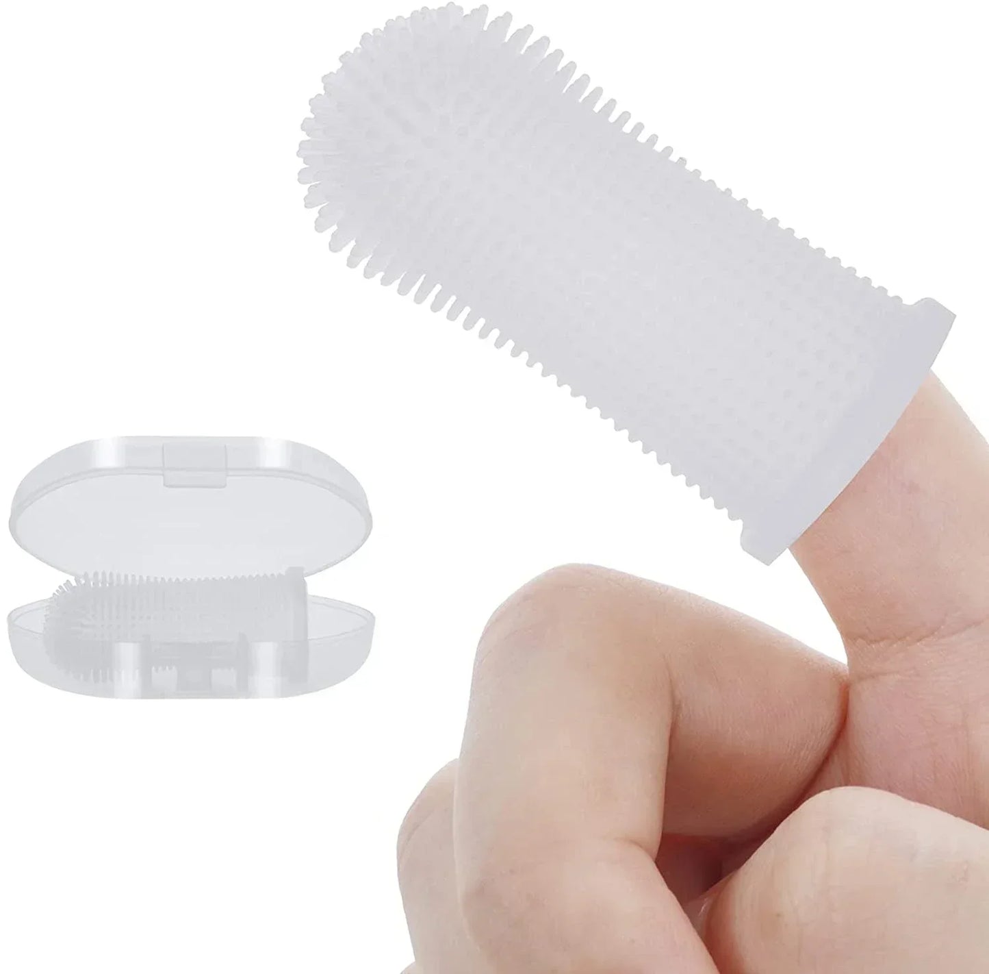 3/1pcs pet finger toothbrush