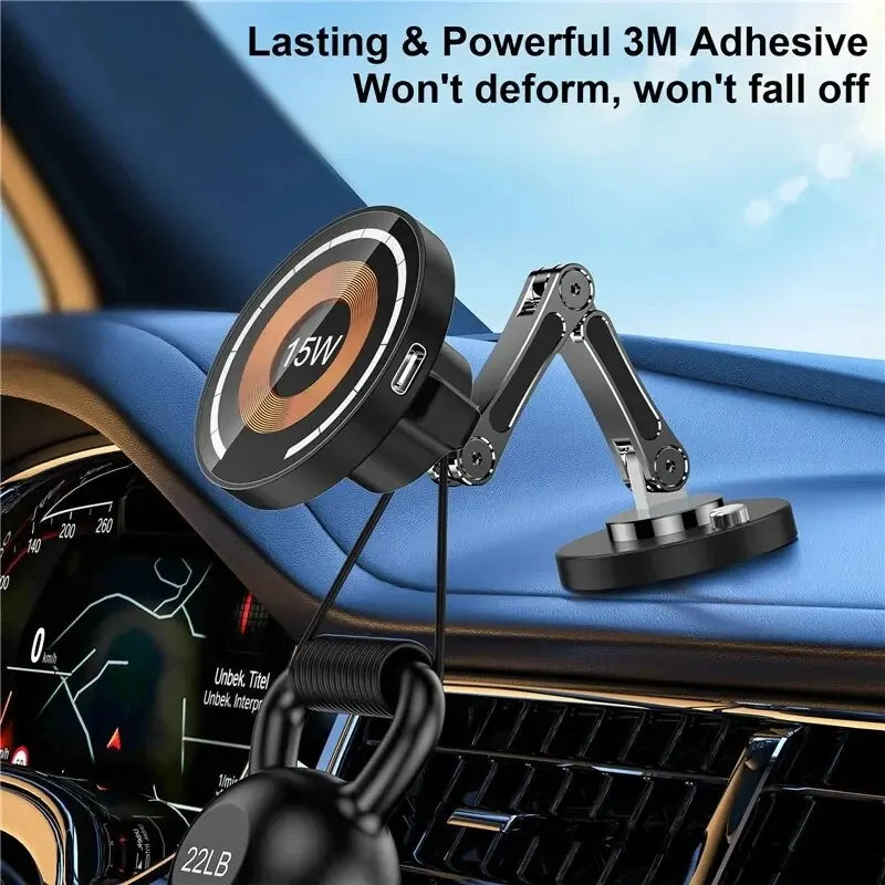 Magsafe Magnetic Car Wireless Charger Stand for iPhone 15 14 13 12