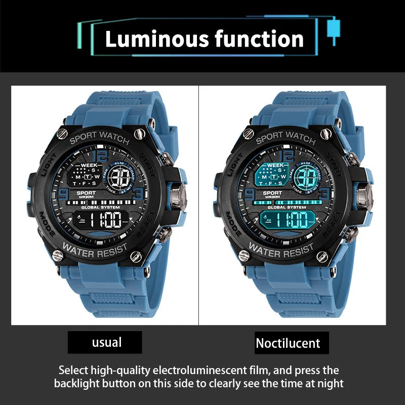 Brovania Top Luxury Electronic Watch for Men