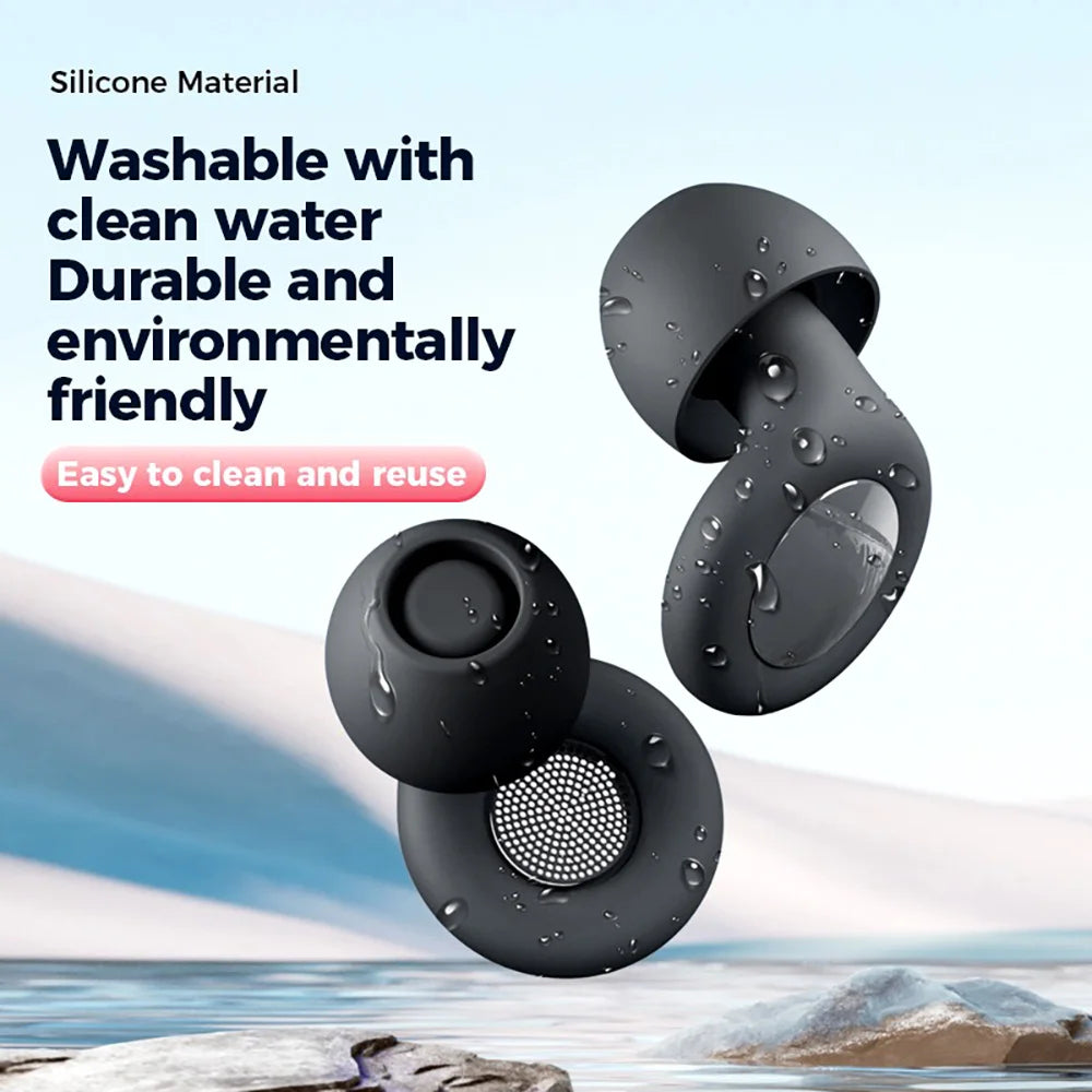 Super Soft Reusable Earplugs – Noise-Reducing Hearing Protection for Sleep, Travel, Work & Concerts