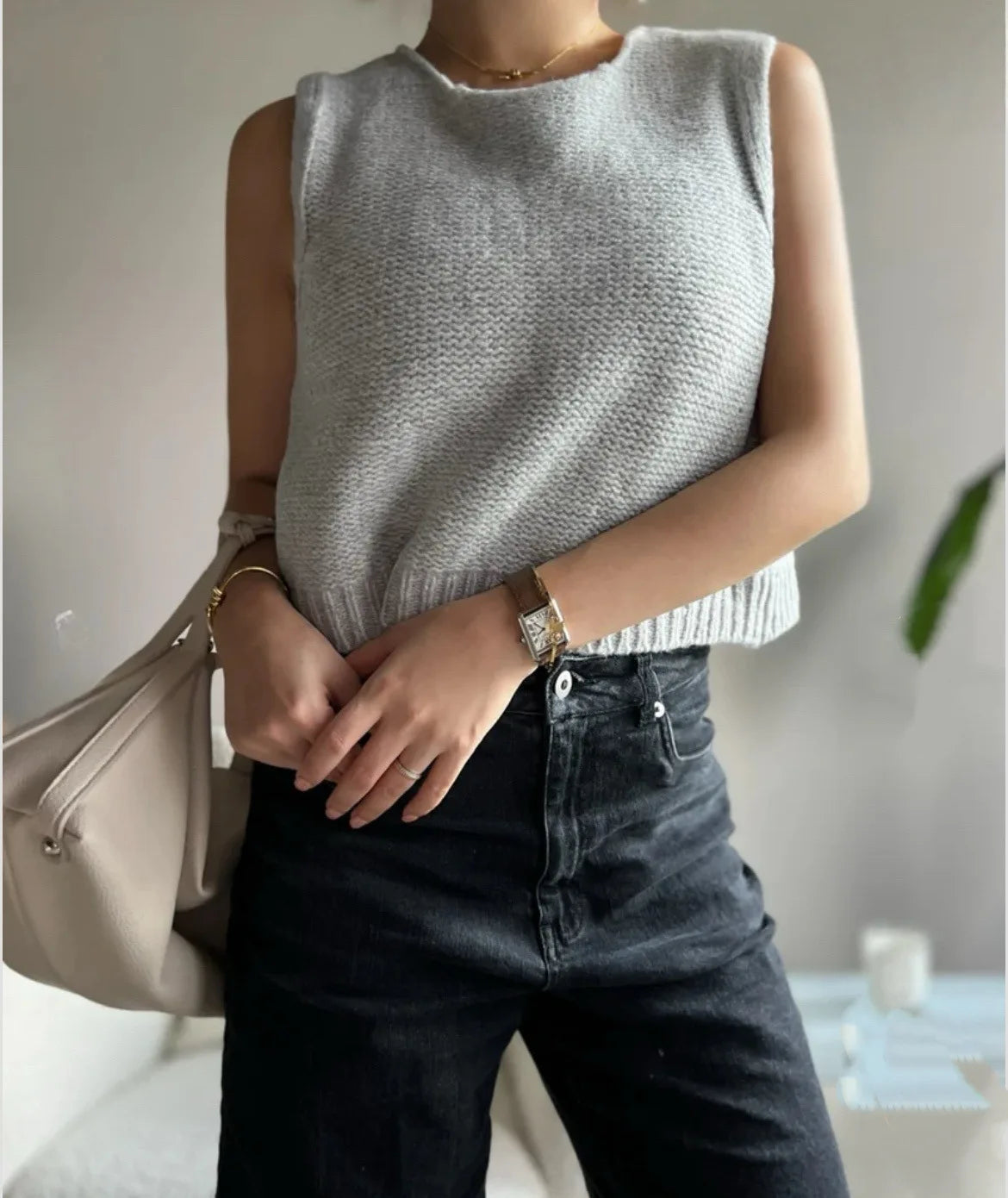 Ornova  Sleeveless Sweater Vest