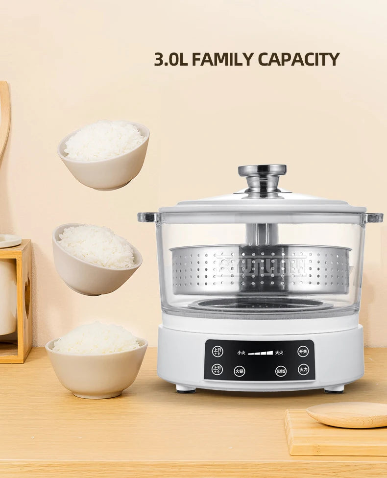 3L Rice Cooker Sugar Controlled Multi Cooker Household Intelligent Health Pot