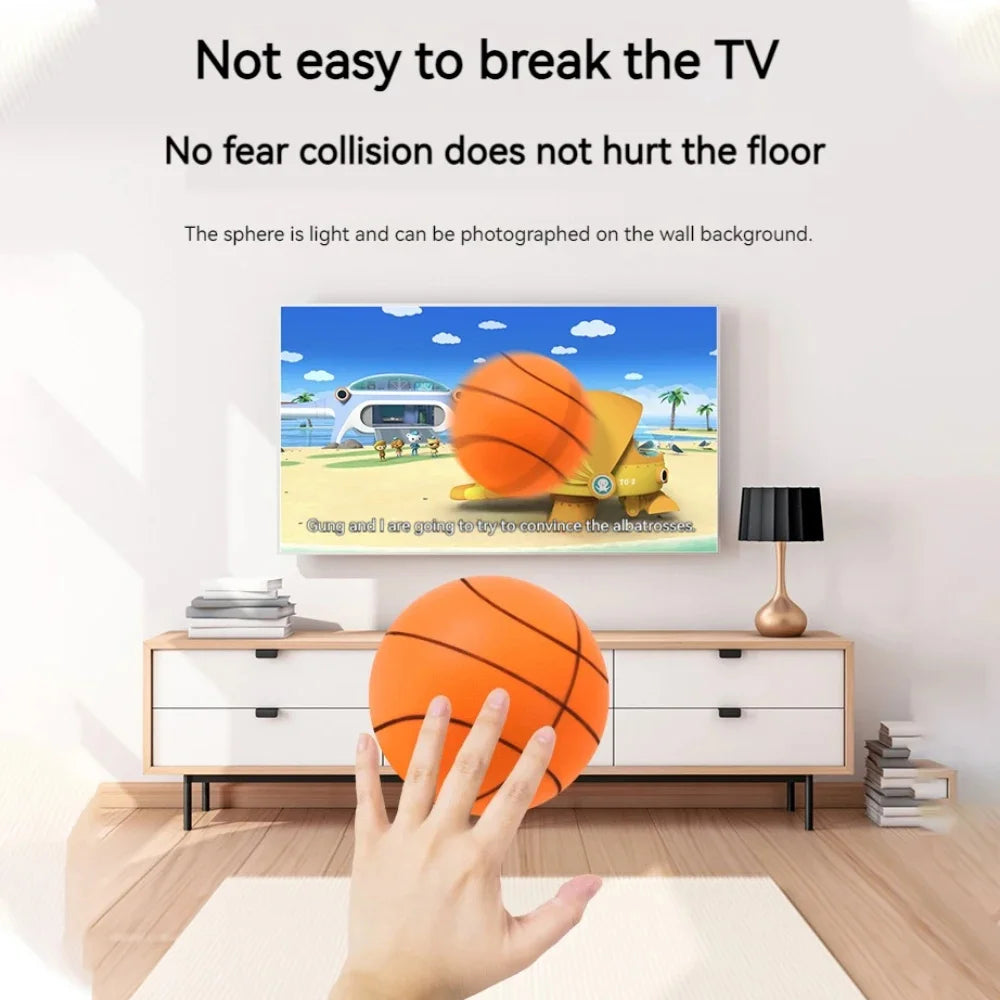 Silent Basketball Bouncing Mute/ Silent Foam Basketball  for kids