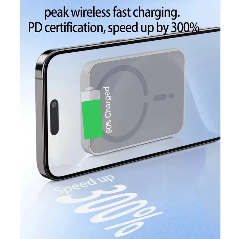 Magnetic Wireless Car Charger for iPhone 16 15 14 13 12 Pro Max