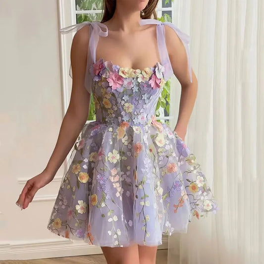 Rossa Ferrero three dimensional sexy suspender Dress