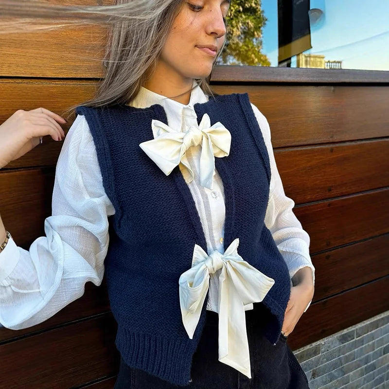 Ornova  Sleeveless Sweater Vest